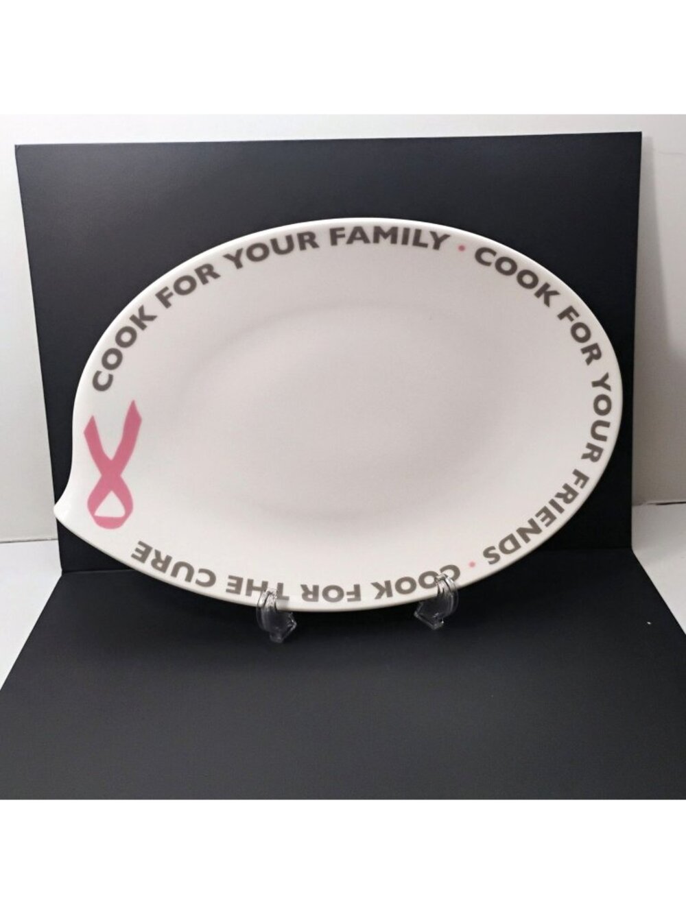 Villeroy & Boch Breast Cancer Awareness Platter Cook for the Cure Family Friends